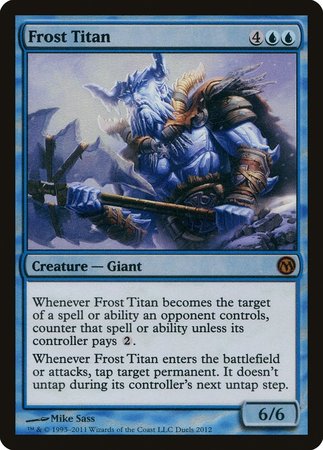 Frost Titan [Duels of the Planeswalkers 2011 Promos ]