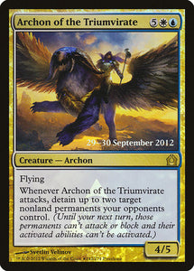 Archon of the Triumvirate [Return to Ravnica Promos]