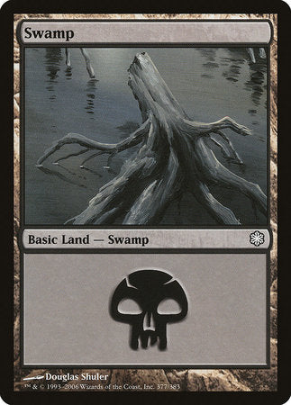 Swamp (377) [Coldsnap Theme Decks]