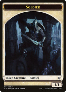 Soldier // Squid Double-sided Token [Commander 2016 Tokens]