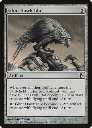 Glint Hawk Idol [Scars of Mirrodin]