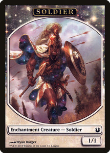 Soldier Token - Born of the Gods (League) [League Tokens 2014]