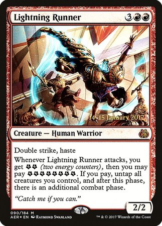 Lightning Runner [Aether Revolt Promos]