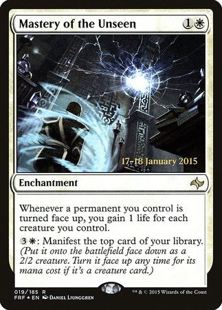 Mastery of the Unseen [Fate Reforged Promos]