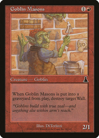 Goblin Masons [Urza's Destiny]