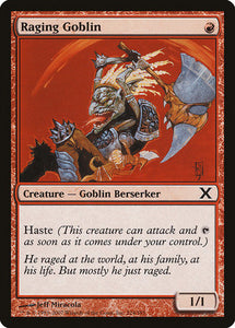 Raging Goblin [Tenth Edition]