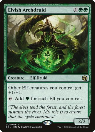 Elvish Archdruid [Duel Decks: Elves vs. Inventors]