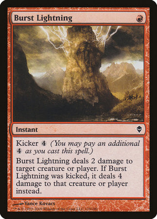 Burst Lightning [Zendikar]