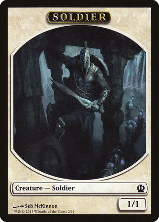 Soldier Token (McKinnon) [Theros Tokens]