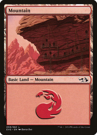 Mountain (59) (Goblins vs Elves) [Duel Decks Anthology: Elves vs. Goblins]