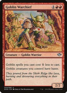 Goblin Warchief [Duel Decks: Speed vs. Cunning]