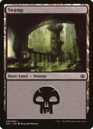 Swamp (63) (Garruk vs. Liliana) [Duel Decks Anthology: Garruk vs. Liliana]