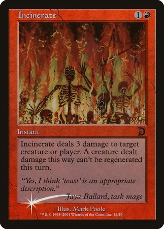 Incinerate [Deckmasters]