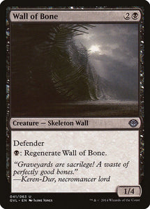 Wall of Bone [Duel Decks Anthology: Garruk vs. Liliana]