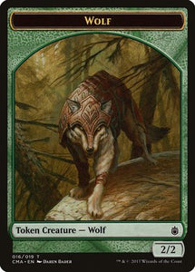 Wolf Token (016) [Commander Anthology Tokens]