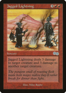 Jagged Lightning [Urza's Saga]