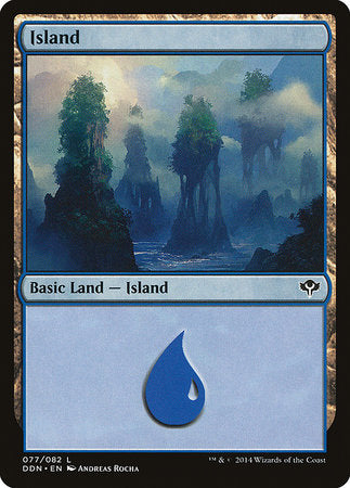 Island (77) [Duel Decks: Speed vs. Cunning]