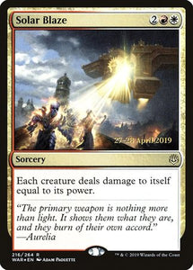 Solar Blaze [War of the Spark Promos]