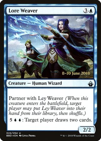 Lore Weaver [Battlebond Promos]