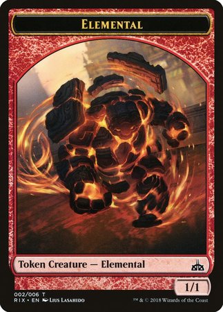 Elemental Token (002) [Rivals of Ixalan Tokens]