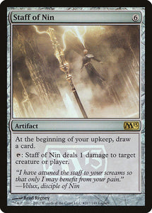 Staff of Nin [Magic 2013 Promos]