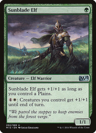 Sunblade Elf [Magic 2015]