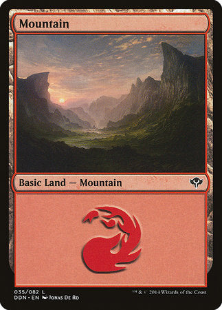 Mountain (35) [Duel Decks: Speed vs. Cunning]