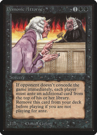 Demonic Attorney [Limited Edition Beta]