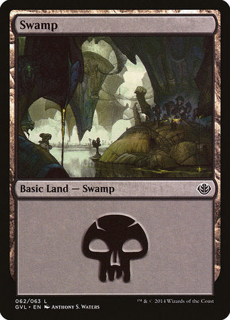 Swamp (62) (Garruk vs Liliana) [Duel Decks Anthology: Garruk vs. Liliana]