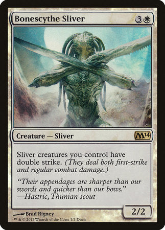 Bonescythe Sliver [Duels of the Planeswalkers 2013 Promos ]