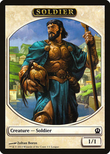 Soldier Token - Theros (League) [League Tokens 2013]