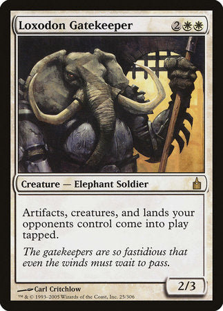 Loxodon Gatekeeper [Ravnica: City of Guilds]