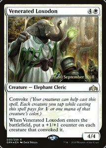 Venerated Loxodon [Guilds of Ravnica Promos]