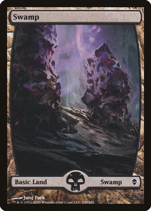 Swamp (239) - Full Art [Zendikar]