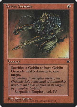 Goblin Grenade (Spencer) [Fallen Empires]