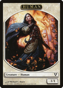 Human Token (White) [Avacyn Restored Tokens]