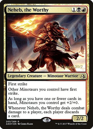 Neheb, the Worthy [Amonkhet Promos]