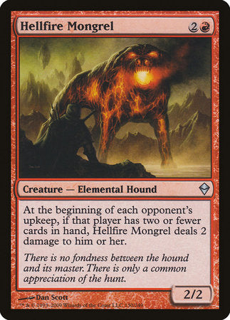 Hellfire Mongrel [Zendikar]