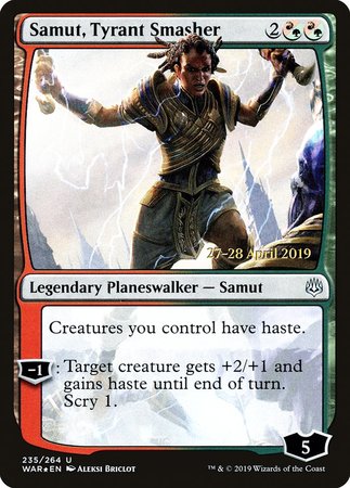 Samut, Tyrant Smasher [War of the Spark Promos]