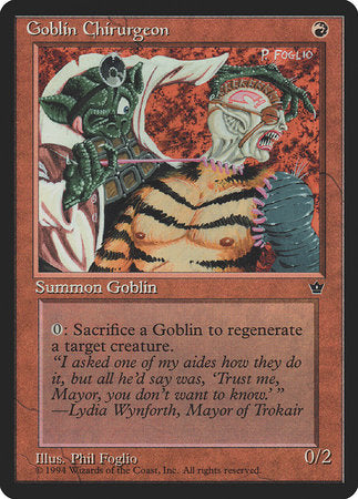 Goblin Chirurgeon (Foglio) [Fallen Empires]