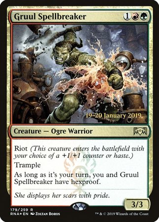 Gruul Spellbreaker [Ravnica Allegiance Promos]