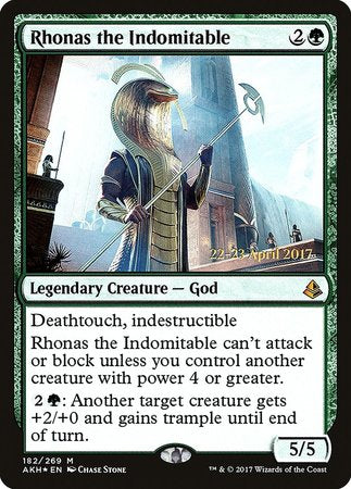 Rhonas the Indomitable [Amonkhet Promos]