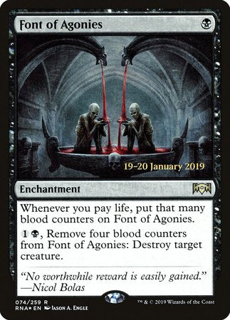 Font of Agonies [Ravnica Allegiance Promos]