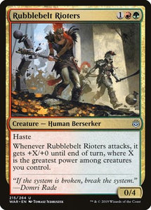 Rubblebelt Rioters [War of the Spark]