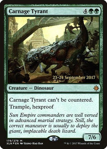 Carnage Tyrant [Ixalan Promos]