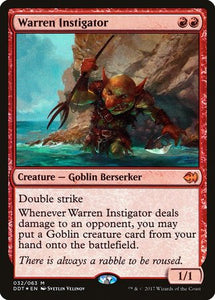 Warren Instigator [Duel Decks: Merfolk vs. Goblins]