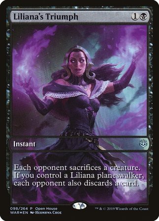 Liliana's Triumph [War of the Spark Promos]