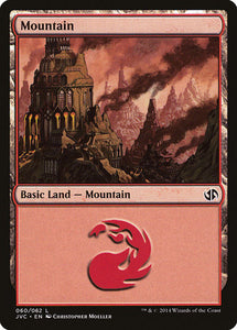 Mountain (60) (Jace vs Chandra) [Duel Decks Anthology: Jace vs. Chandra]