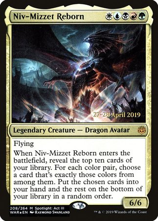 Niv-Mizzet Reborn [War of the Spark Promos]