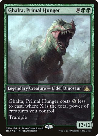 Ghalta, Primal Hunger [Rivals of Ixalan Promos]